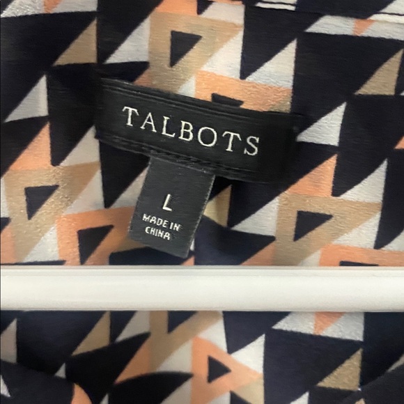 Talbots Multicolor Geometric Blouse - Picture 2 of 3